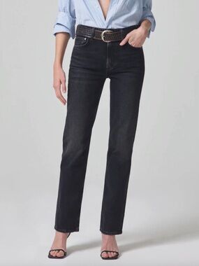 Citizens of Humanity Zurie Straight Leg Jeans Black